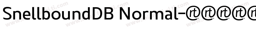 SnellboundDB Normal字体转换